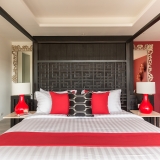 Bedroom at Bayside villa 4. A luxury and private 6 bedroom ocean view villa overlooking Samrong Bay, Koh Samui, Thailand