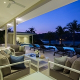 Outdoor lounge at Bayside villa 4. A luxury and private 6 bedroom ocean view villa overlooking Samrong Bay, Koh Samui, Thailand